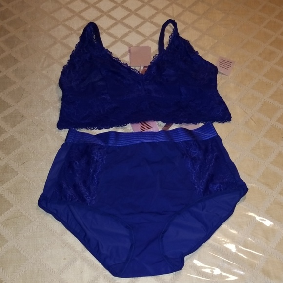 Savage X Fenty Intimates Sleepwear Savage X Fenty Bralette High Waisted Panty Set Poshmark